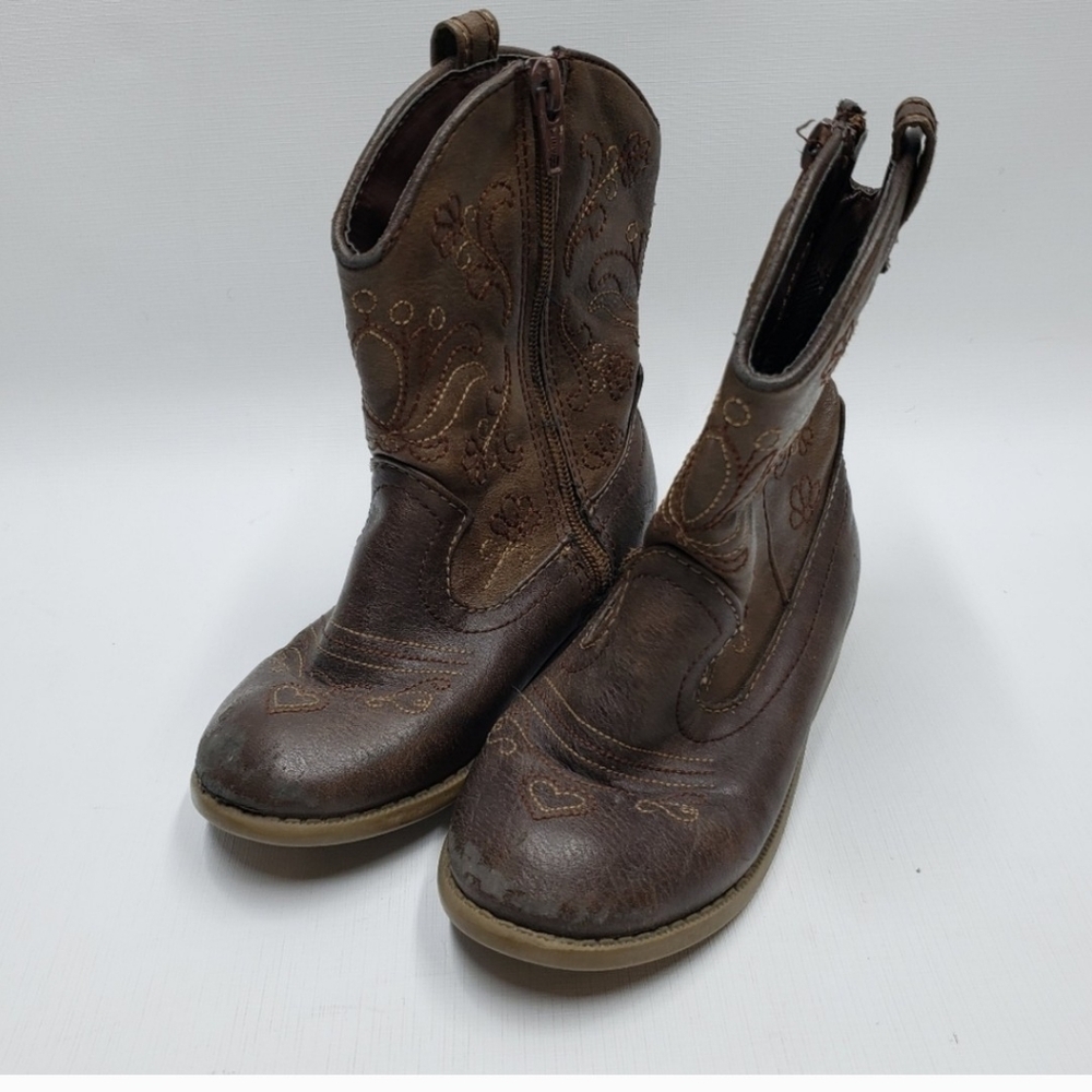 Cat & Jack Brown Kids Boots